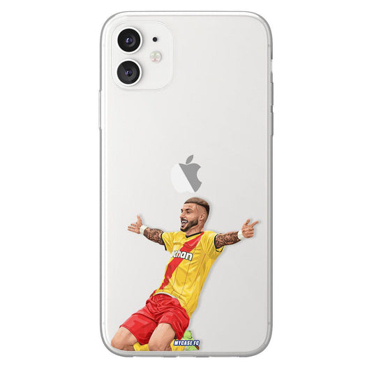Jonathan Clauss phone case Racing Club de Lens Ligue 1 clear phone case for smartphone