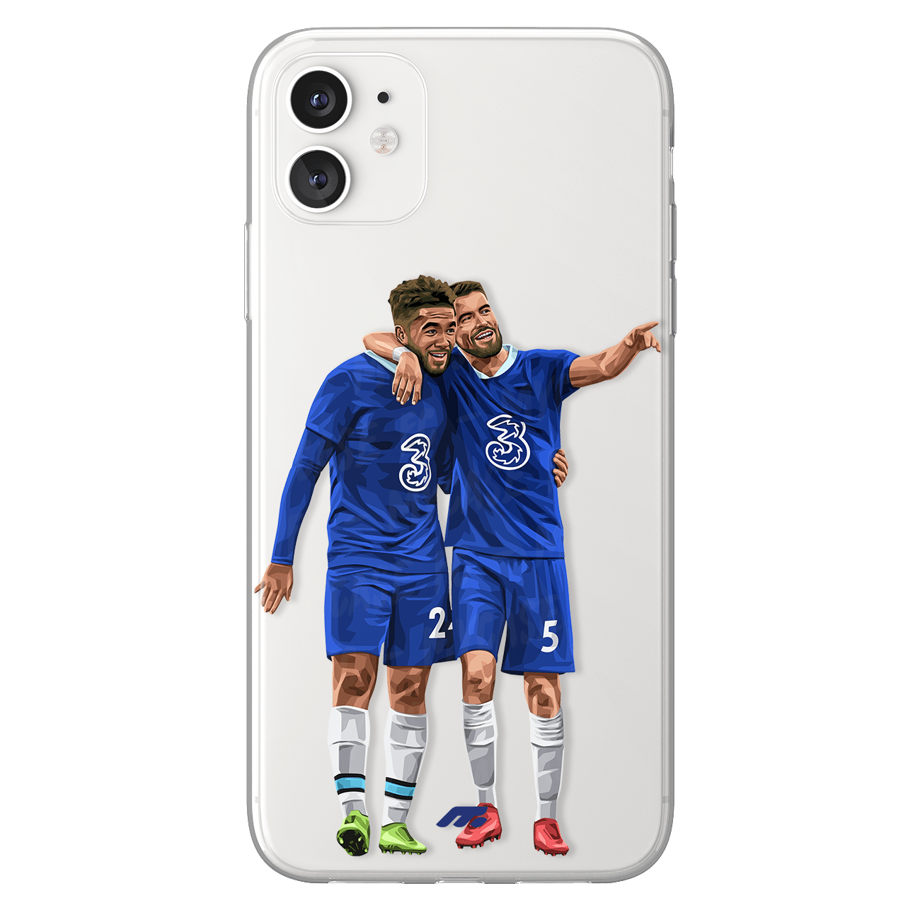 Jorginho phone case Chelsea FC Premier League clear phone case for smartphone
