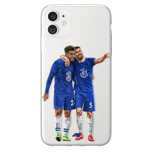 Jorginho phone case Chelsea FC Premier League clear phone case for smartphone