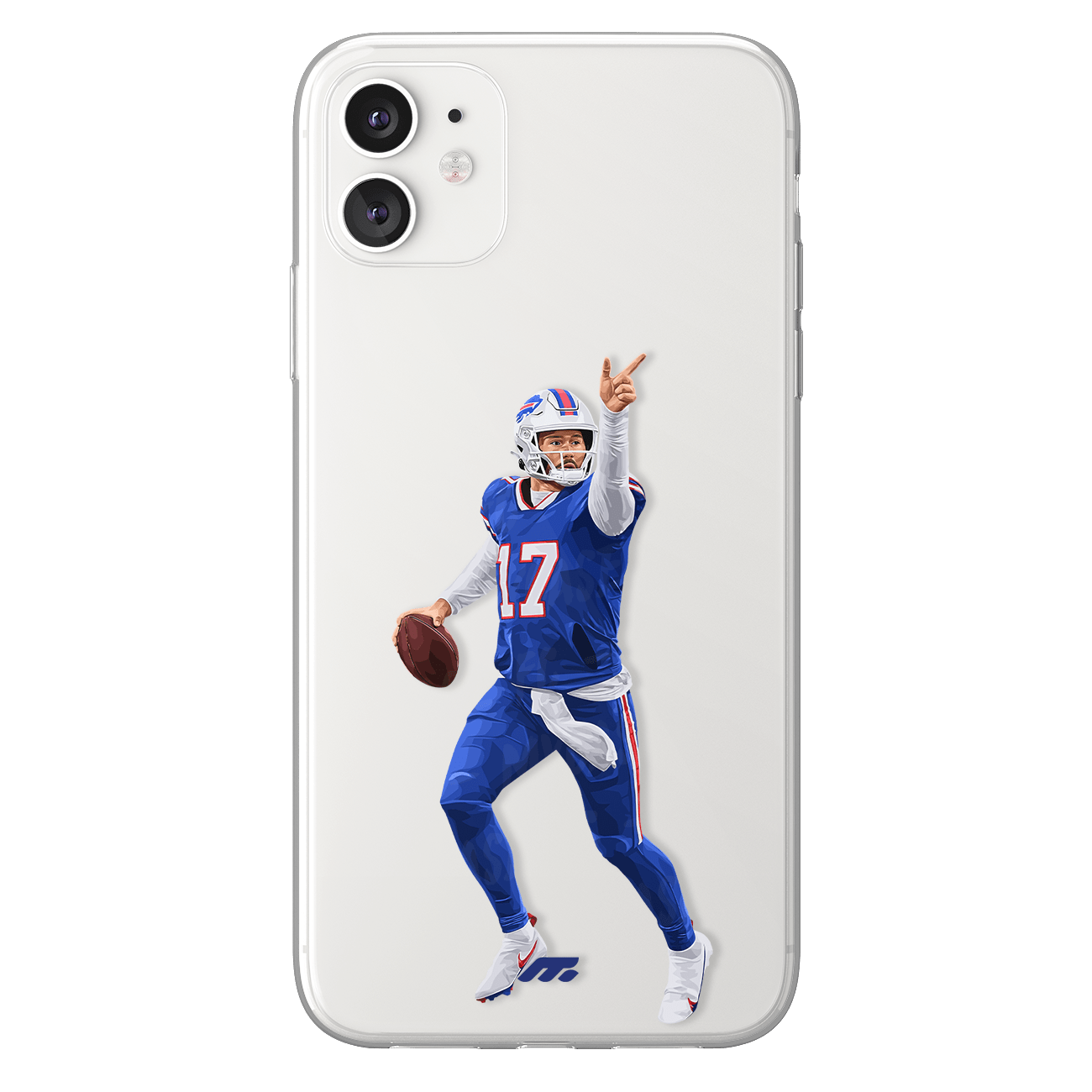 Joshua Patrick Allen phone case Buffalo Bills NFL clear phone case for smartphone