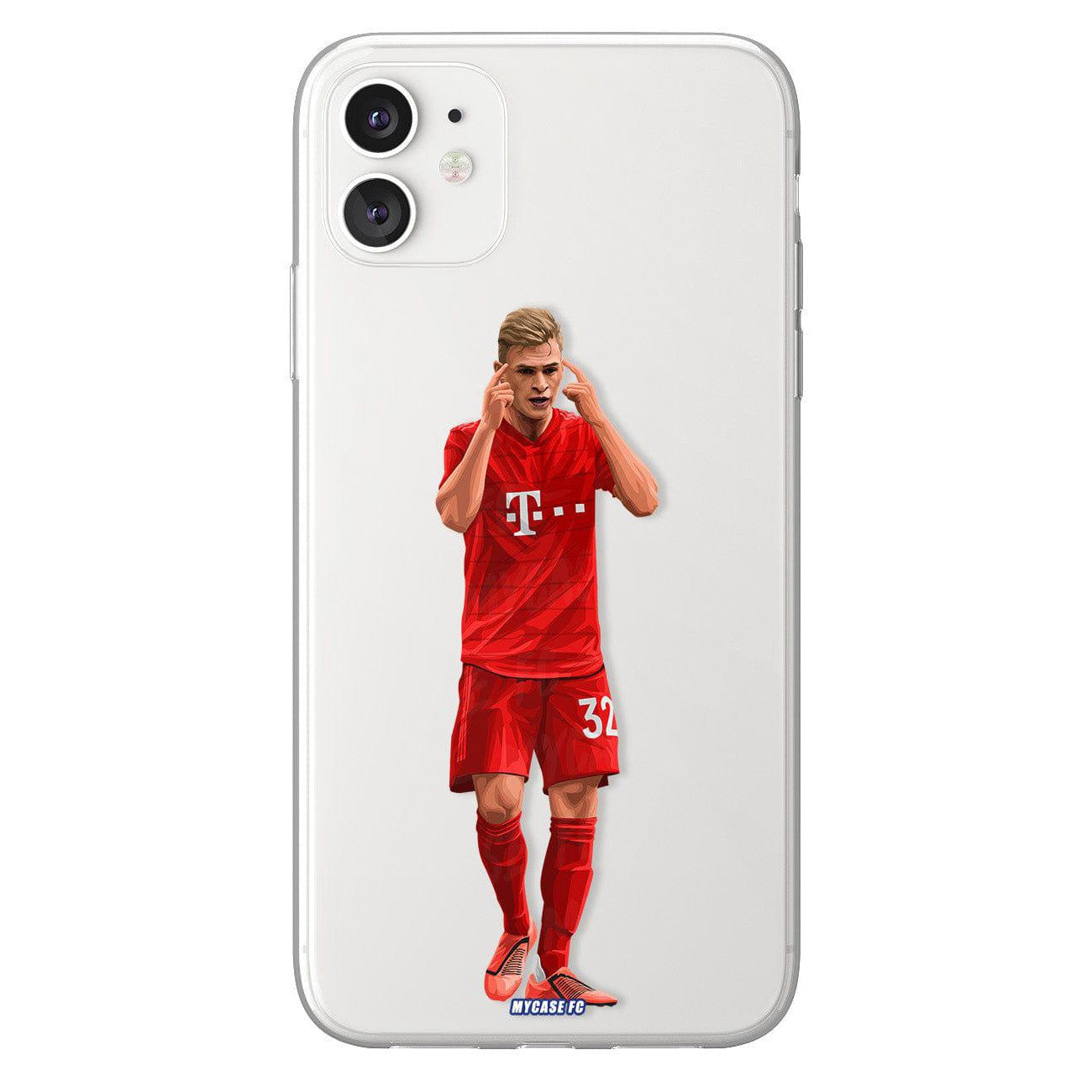Joshua Kimmich phone case Bayern Munich Bundesliga clear phone case for smartphone