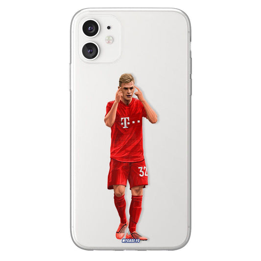 Joshua Kimmich phone case Bayern Munich Bundesliga clear phone case for smartphone