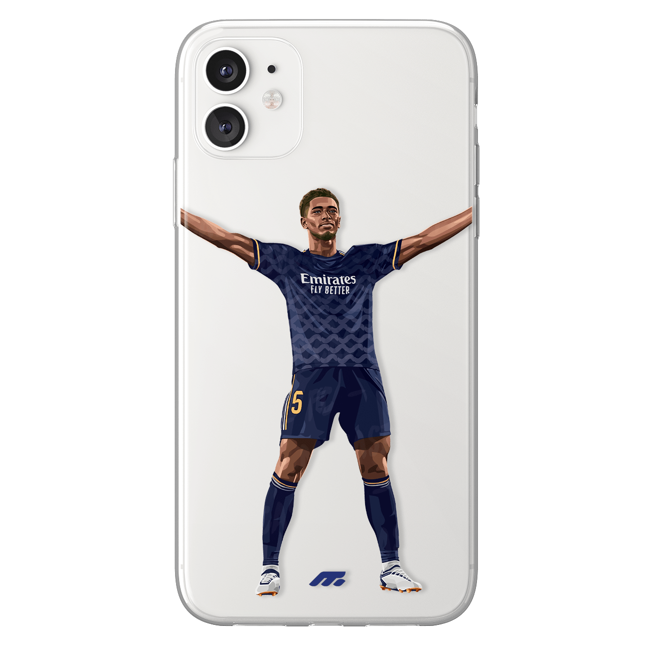 Jude Bellingham phone case Real Madrid CF La Liga clear phone case for smartphone