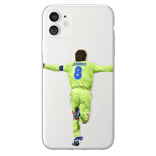 Juninho phone case Olympique lyonnais Ligue 1 clear phone case for smartphone