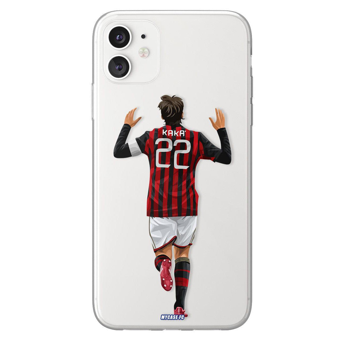 Kaka phone case AC Milano Serie A clear phone case for smartphone