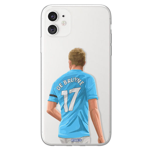 Kevin De Bruyne phone case Manchester City Premier League clear phone case for smartphone