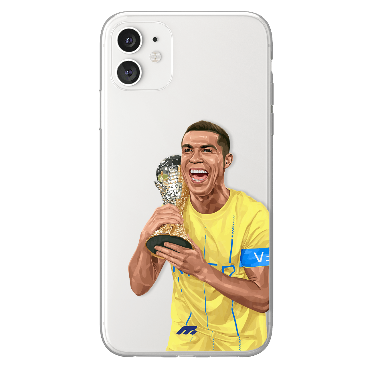 Cristiano Ronaldo phone case Al Nassr Saudi Pro League clear phone case for smartphone
