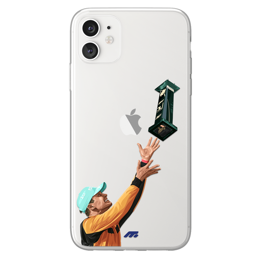 Lando Norris phone case McLaren Formula 1 clear phone case for smartphone