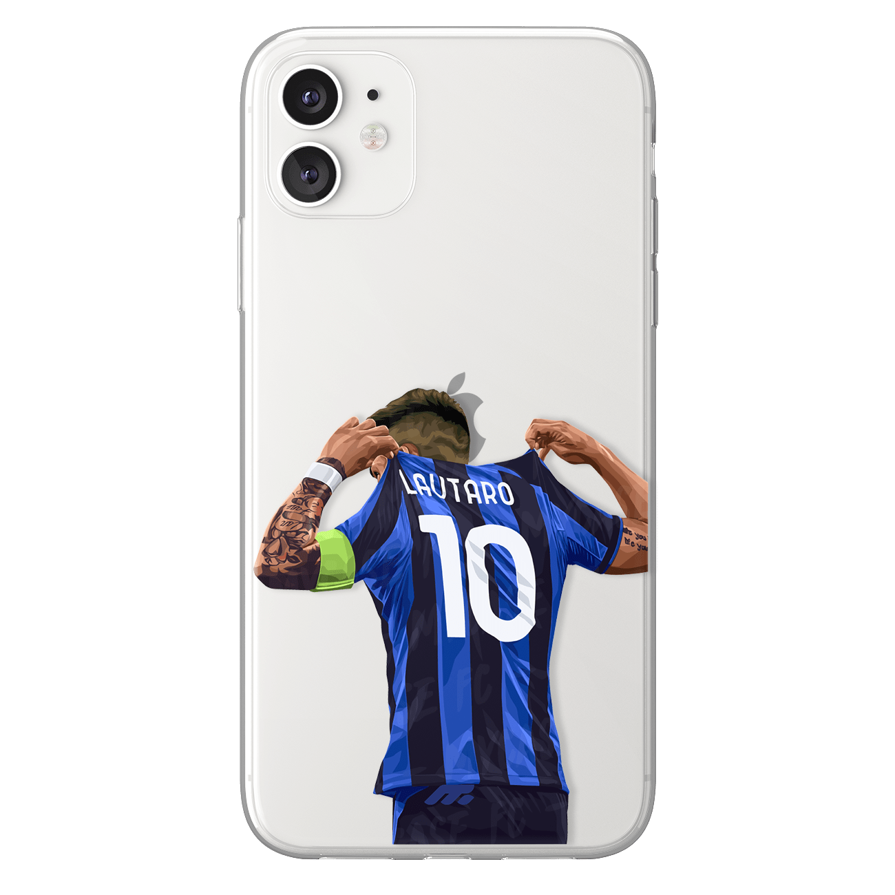 Lautaro Martinez phone case Internazionale Milano Serie A clear phone case for smartphone