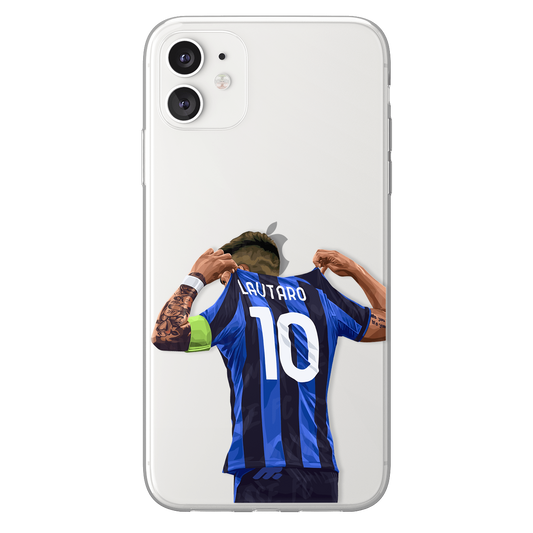 Lautaro Martinez phone case Internazionale Milano Serie A clear phone case for smartphone