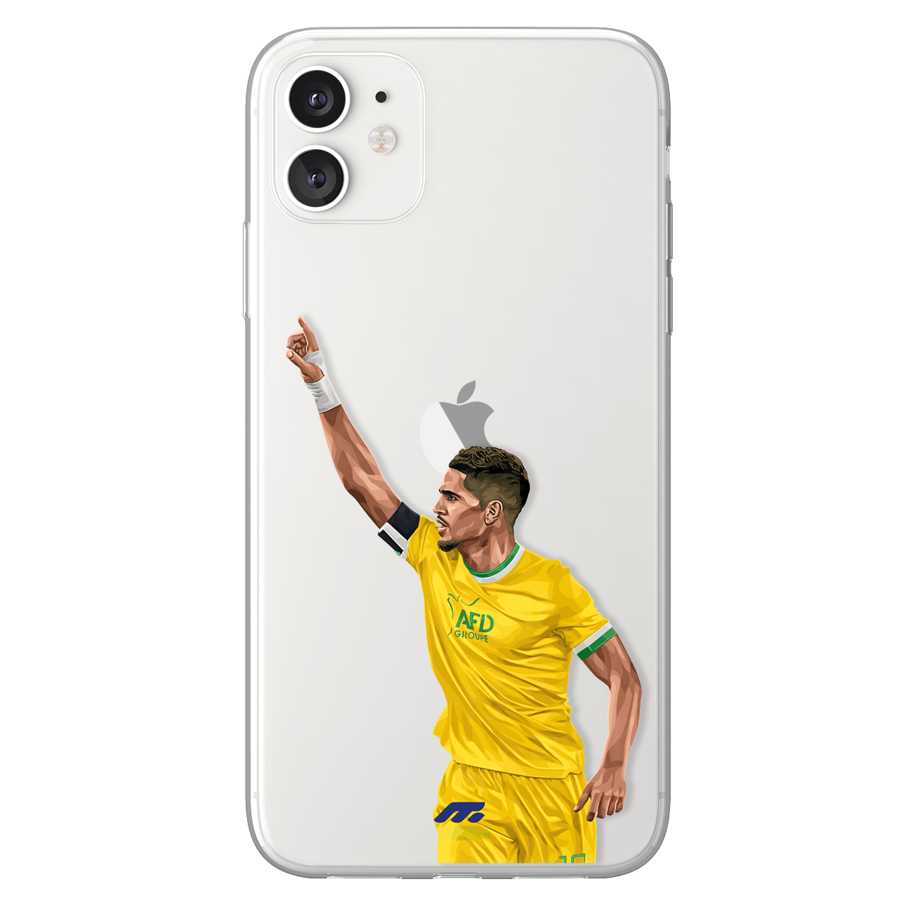 Ludovic Blas phone case FC Nantes Ligue 1 clear phone case for smartphone