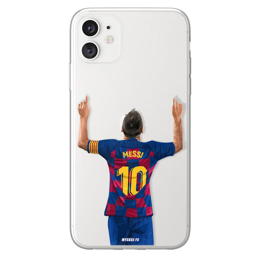 Léo Messi phone case FC Barcelona La Liga clear phone case for smartphone