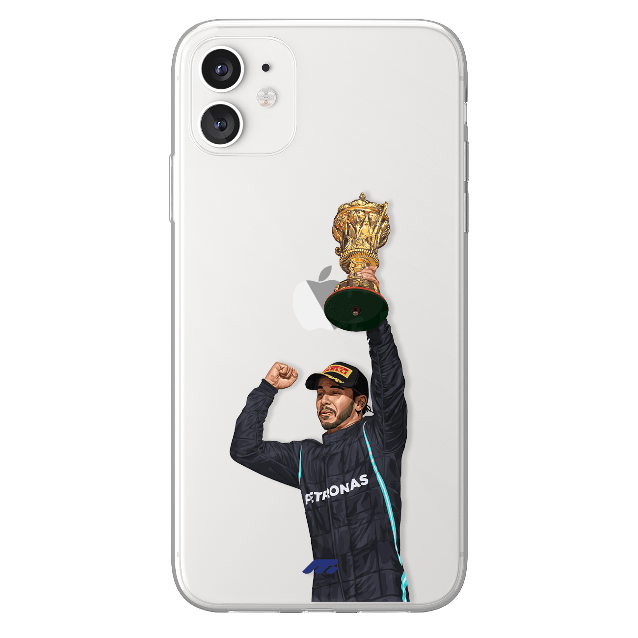 Lewis Hamilton phone case Mercedes Formula 1 clear phone case for smartphone
