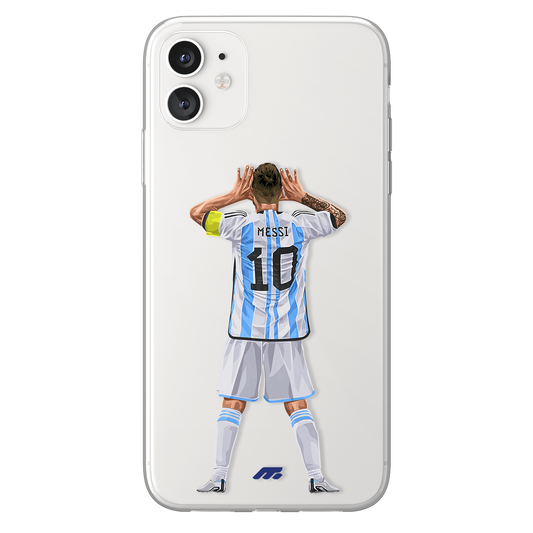 Lionel Messi phone case Argentina International football clear phone case for smartphone
