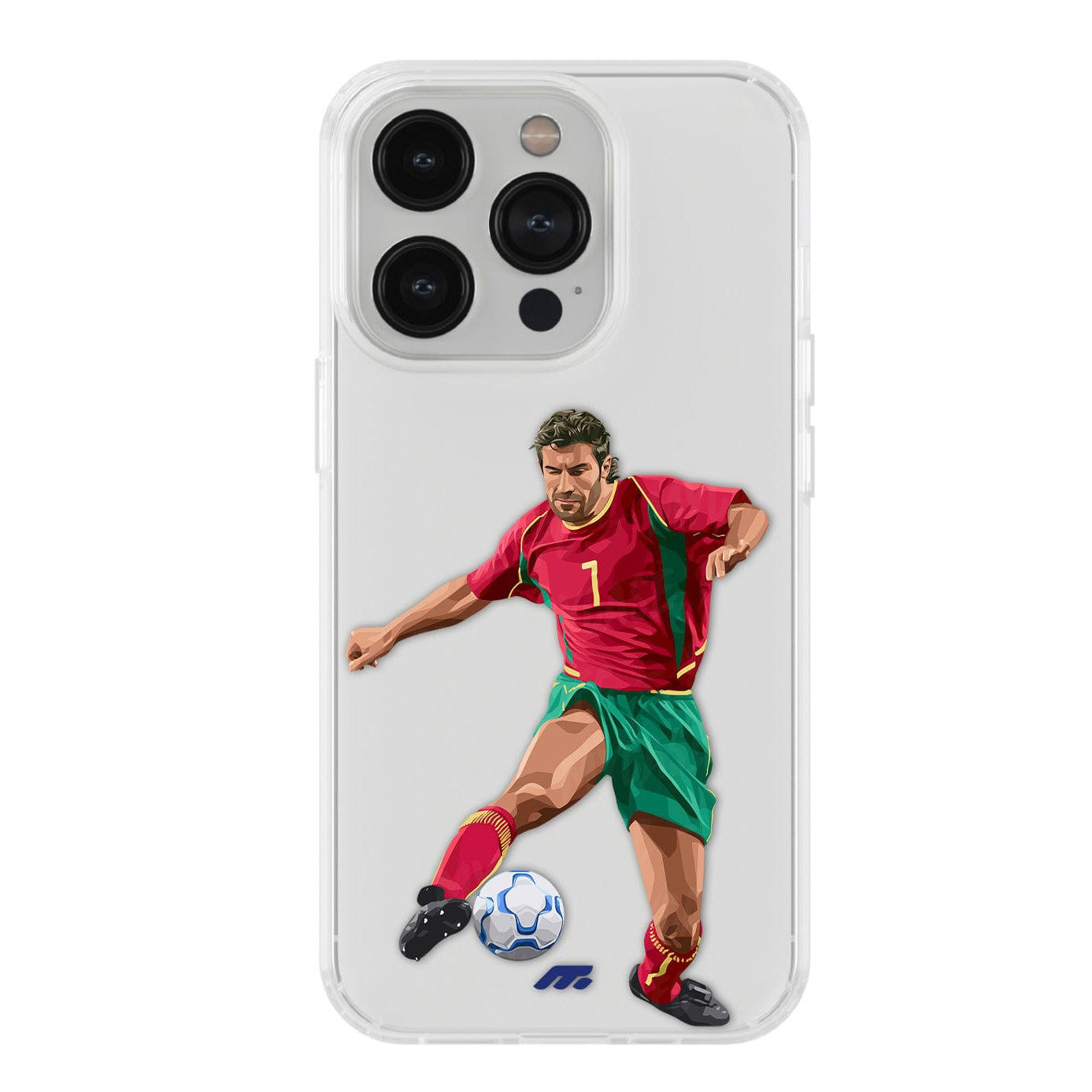 Luis Figo phone case Arsenal FC International football clear phone case for smartphone