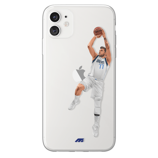 Luka Dončić phone case Dallas Mavericks NBA clear phone case for smartphone