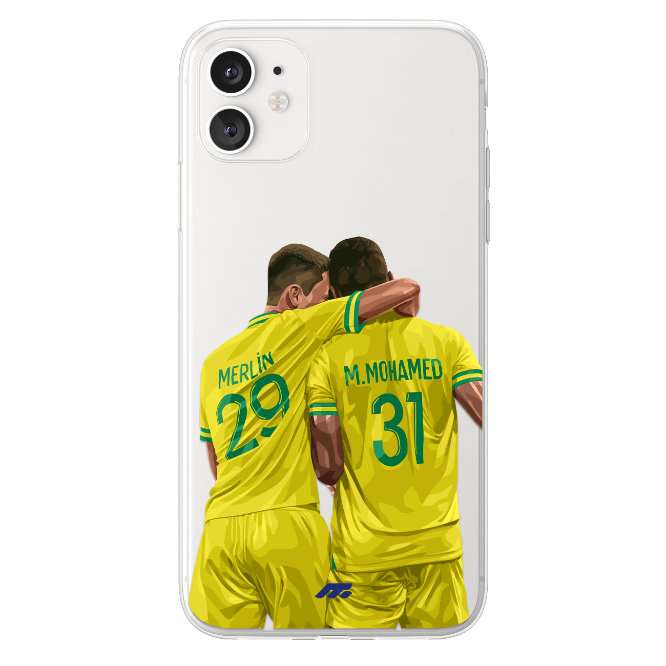 Collectif phone case FC Nantes Ligue 1 clear phone case for smartphone