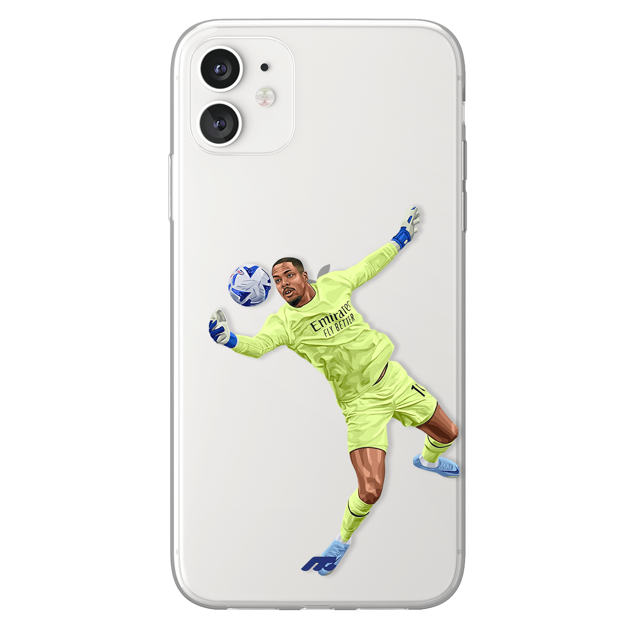 Mike Maignan phone case AC Milano Serie A clear phone case for smartphone