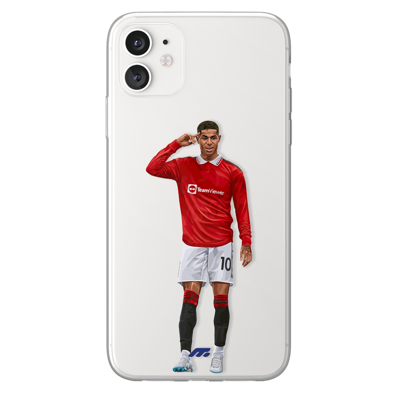 Marcus Rashford phone case Manchester United Premier League clear phone case for smartphone