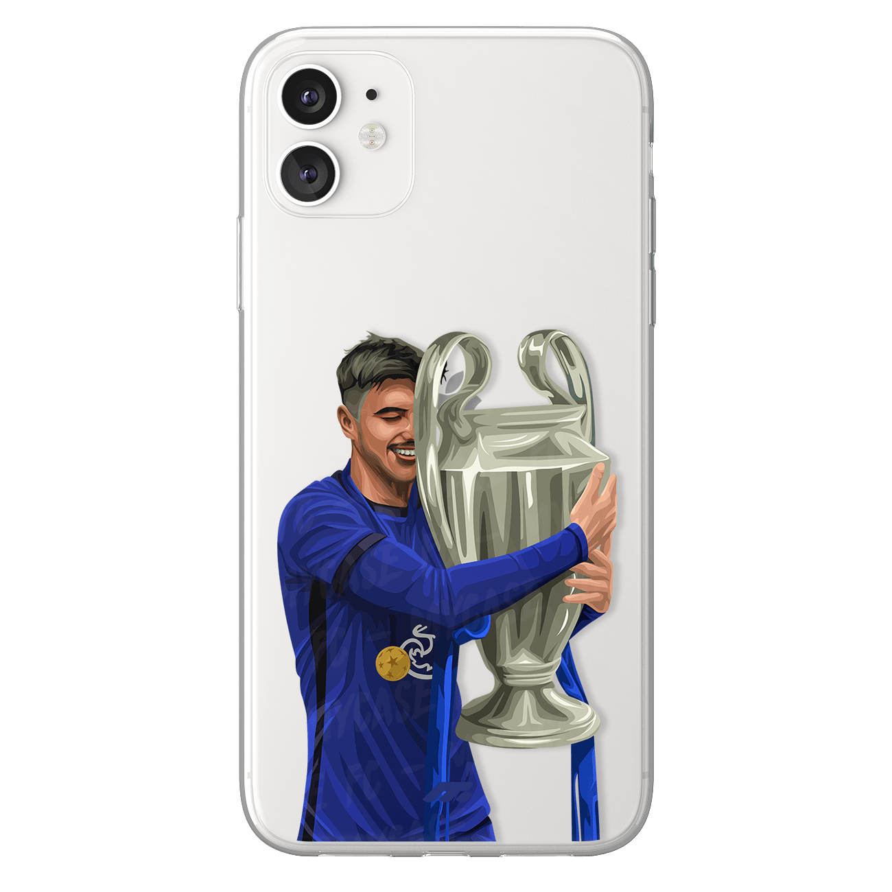 Mason Mount phone case Chelsea FC Premier League clear phone case for smartphone