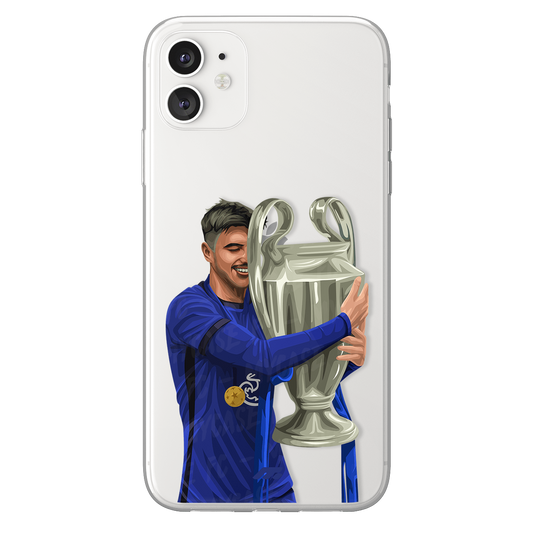 Mason Mount phone case Chelsea FC Premier League clear phone case for smartphone