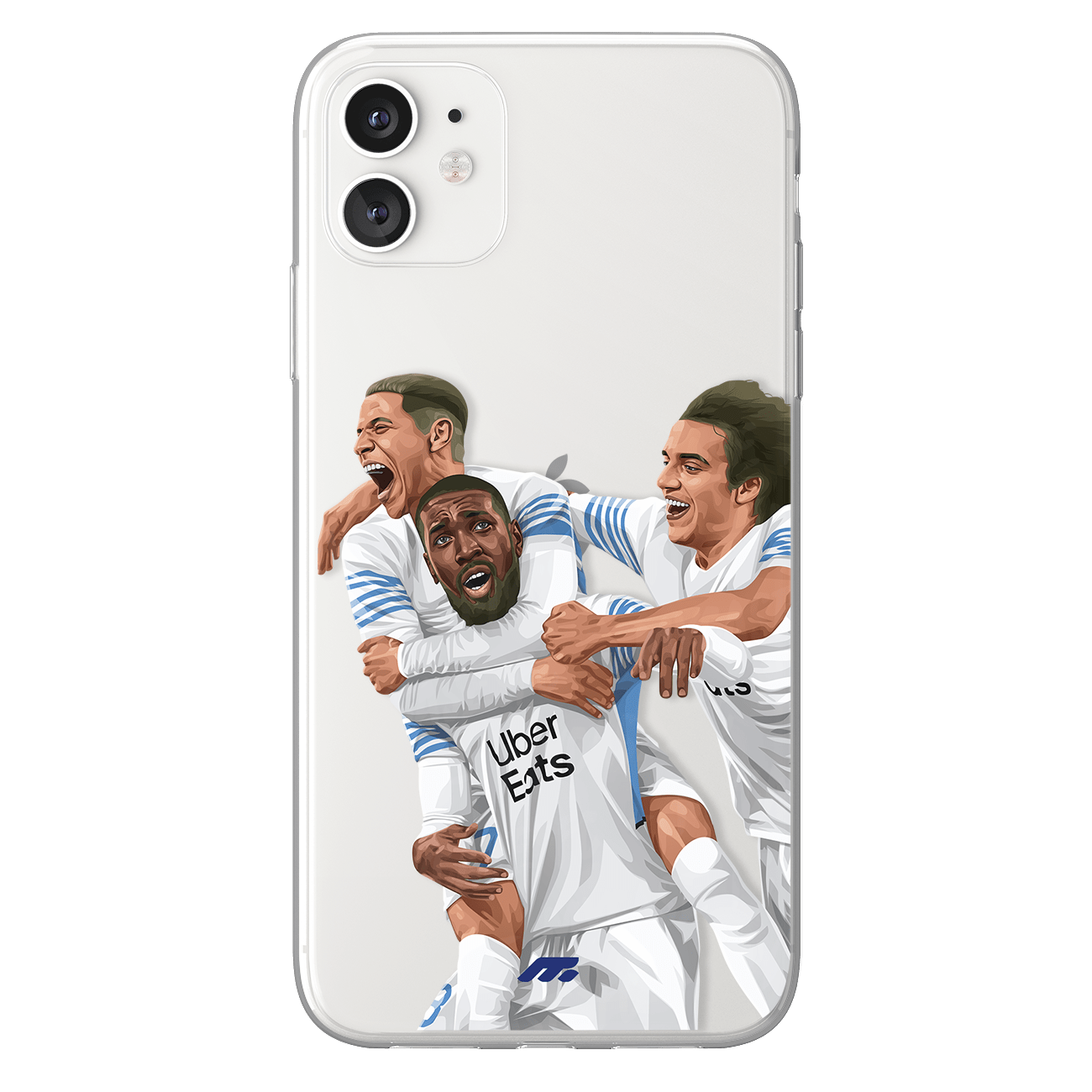 Les phocéens phone case Olympique de Marseille Ligue 1 clear phone case for smartphone