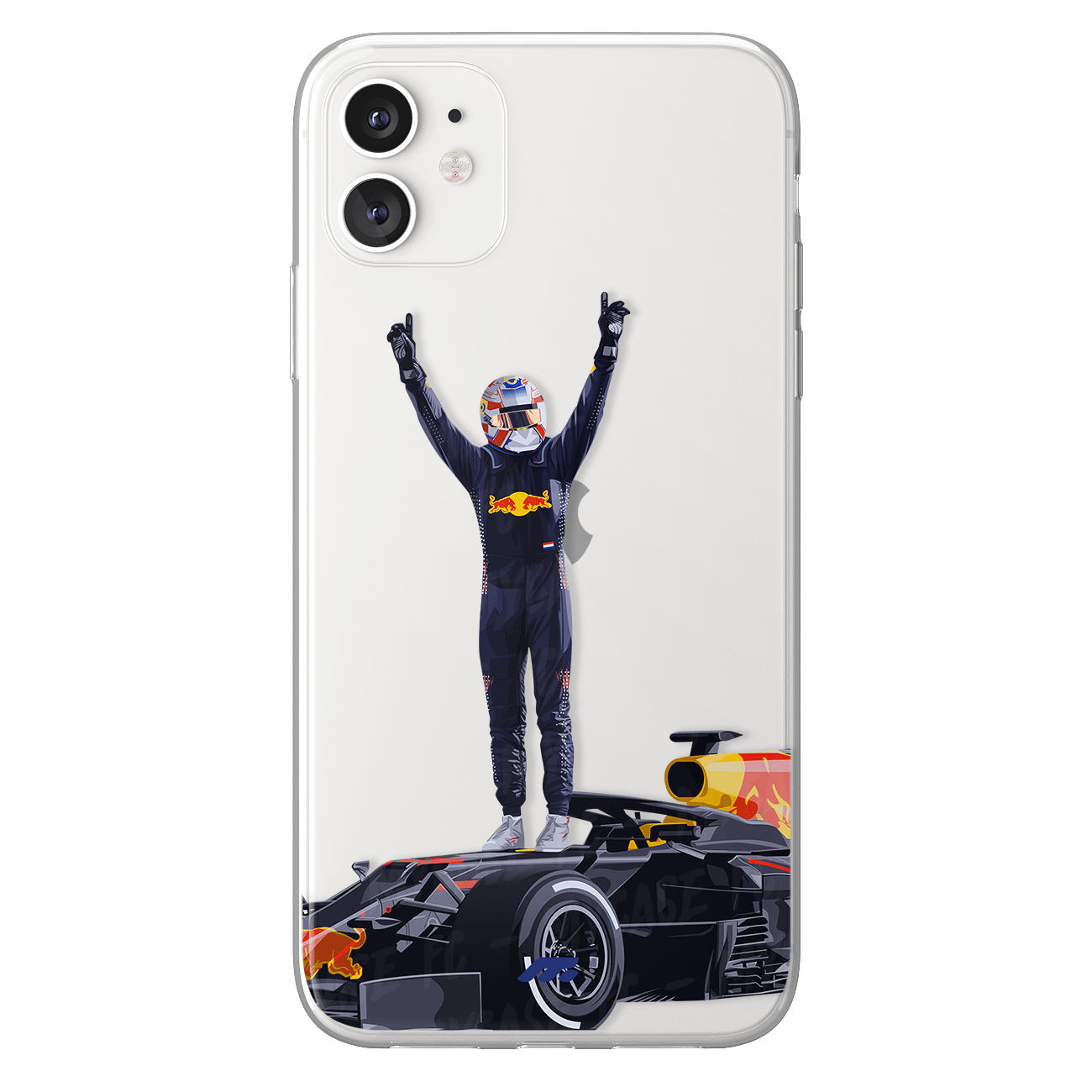 Max Verstappen phone case RedBull Formula 1 clear phone case for smartphone