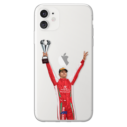 Mick Schumacher phone case Haas Formula 1 clear phone case for smartphone