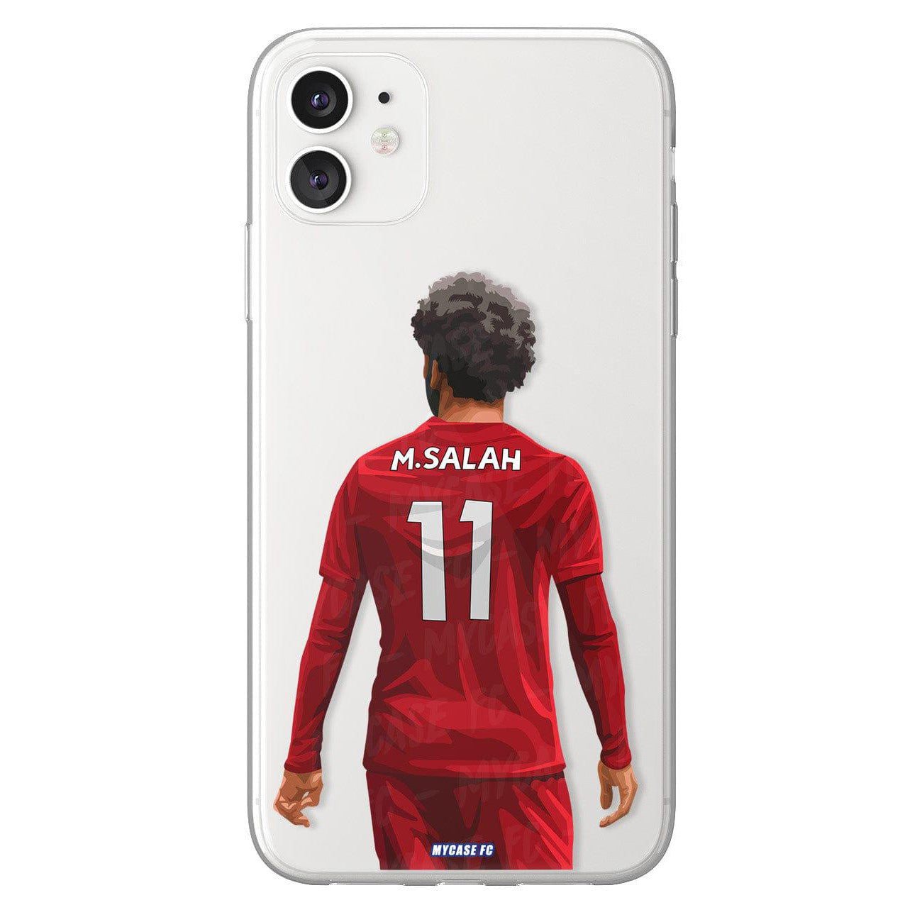 Mohameh Salah phone case Liverpool Football Club Premier League clear phone case for smartphone