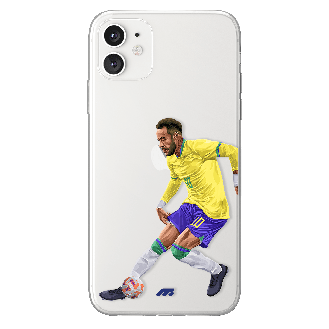 Neymar Jr phone case Brasil International football clear phone case for smartphone