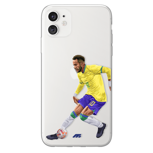Neymar Jr phone case Brasil International football clear phone case for smartphone