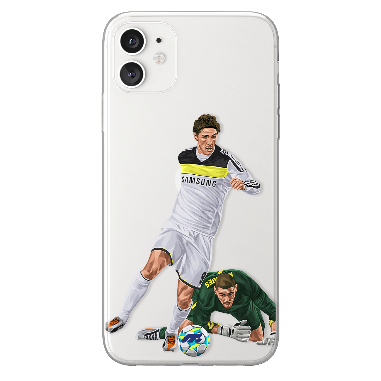 Fernando Torres phone case Los Angeles Lakers MLS clear phone case for smartphone