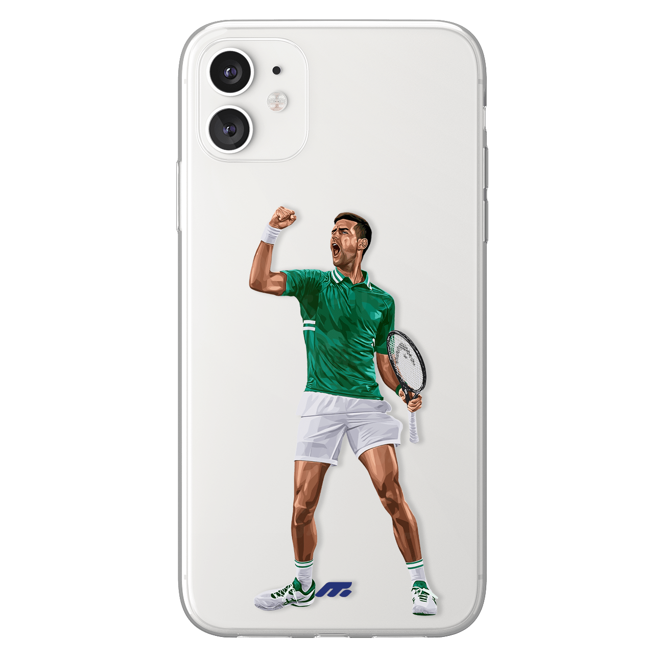 Nole Djokovic phone case Nole Djokovic Tennis clear phone case for smartphone
