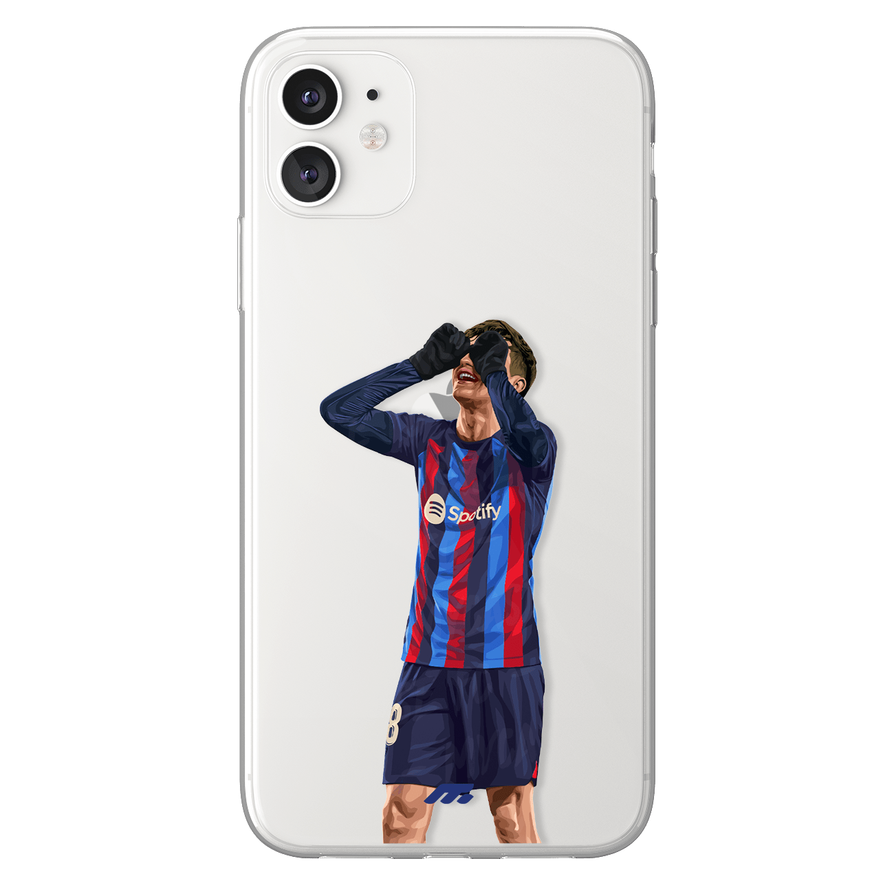 Pedri phone case FC Barcelona La Liga clear phone case for smartphone
