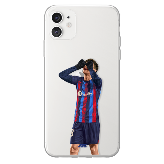 Pedri phone case FC Barcelona La Liga clear phone case for smartphone