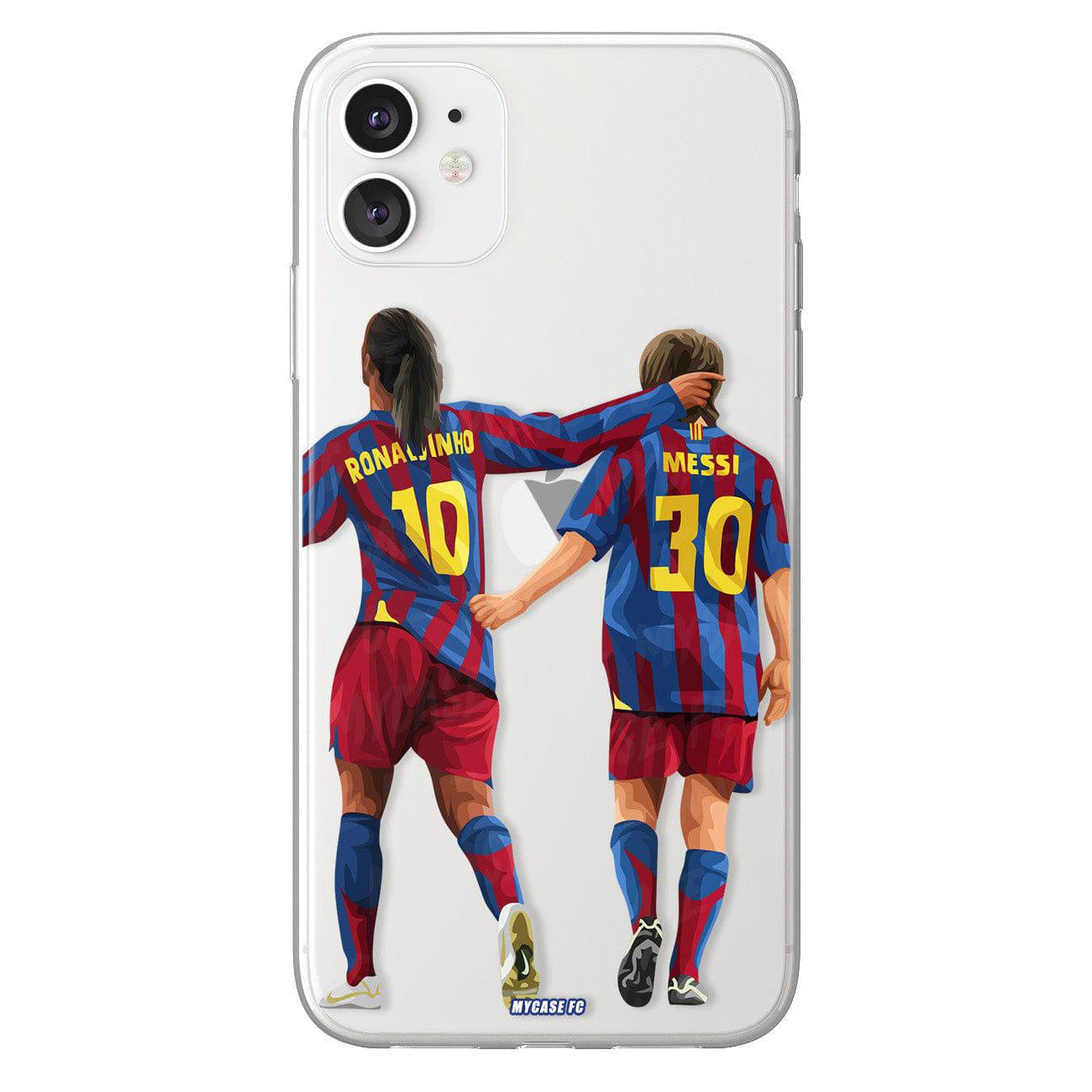 Ronnie & Léo phone case FC Barcelona La Liga clear phone case for smartphone