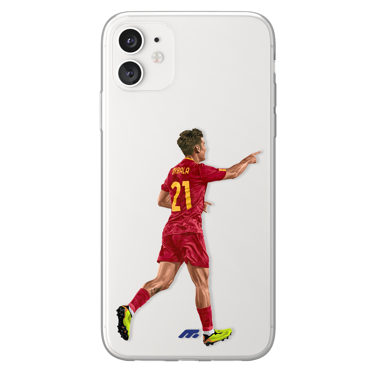 Paulo Dybala phone case AS Roma Serie A clear phone case for smartphone