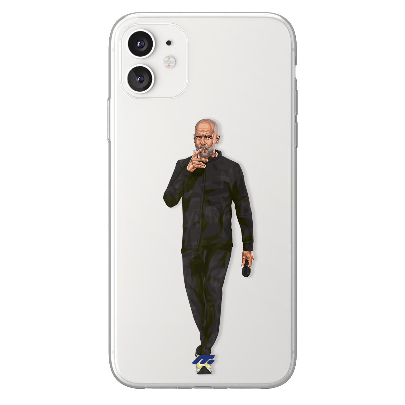 Pep Guardiola phone case Manchester City Premier League clear phone case for smartphone