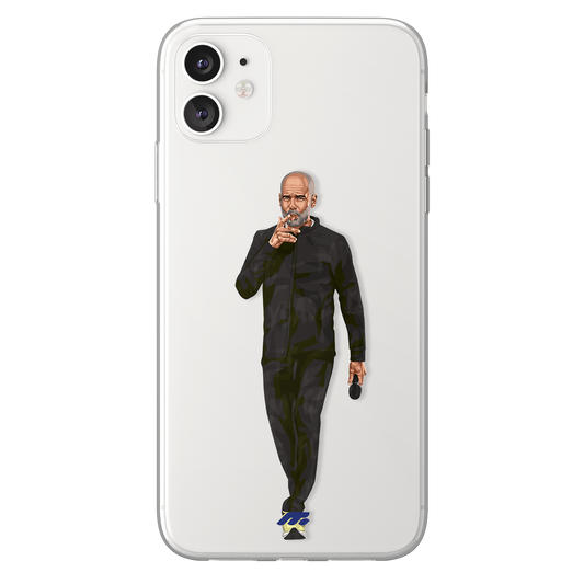 Pep Guardiola phone case Manchester City Premier League clear phone case for smartphone