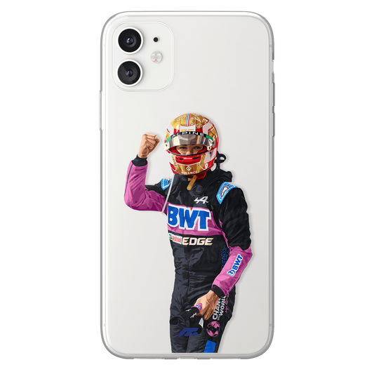 Pierre Gasly phone case Alpine Formula 1 clear phone case for smartphone