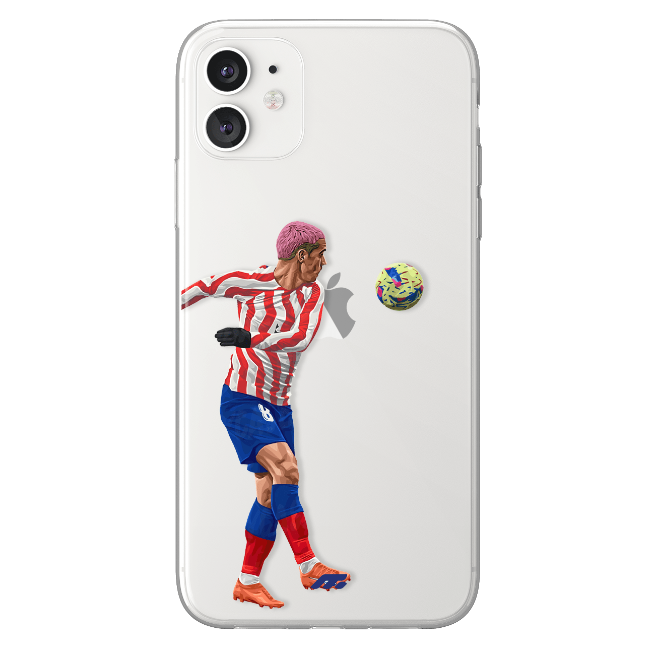 Antoine Griezmann phone case Atletico Madrid La Liga clear phone case for smartphone