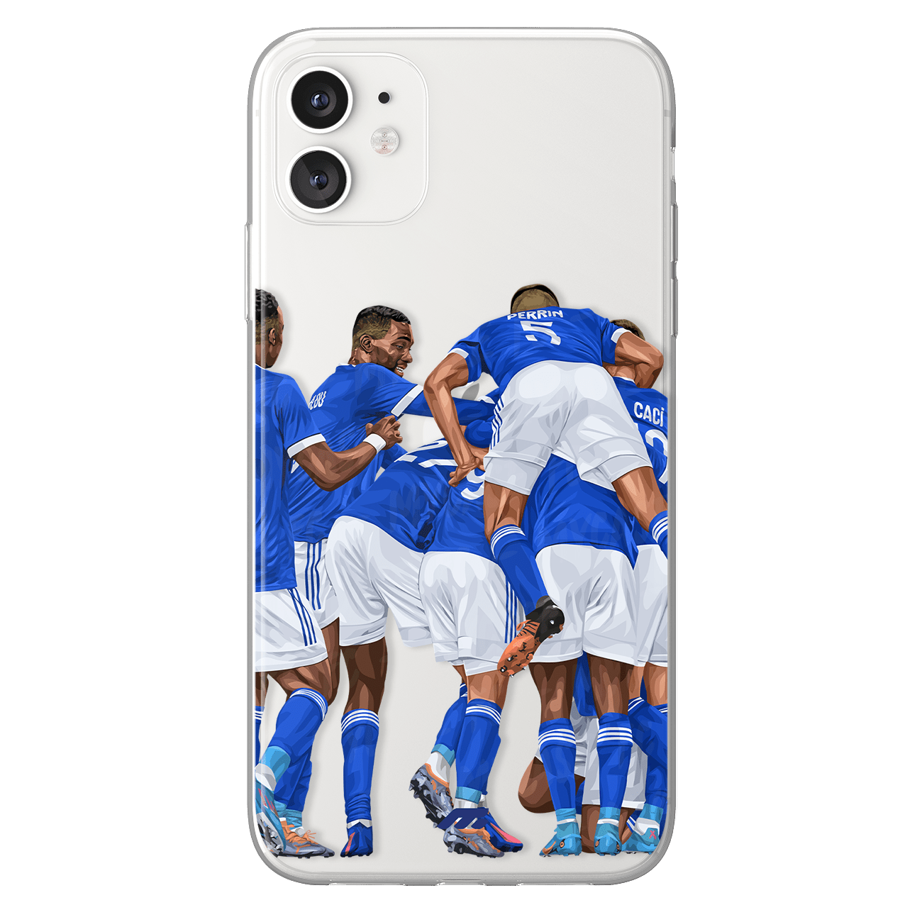 Collectif phone case RC Strasbourg Ligue 1 clear phone case for smartphone