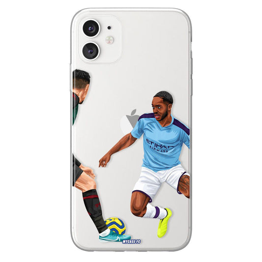 Raheem Sterling phone case Manchester City Premier League clear phone case for smartphone