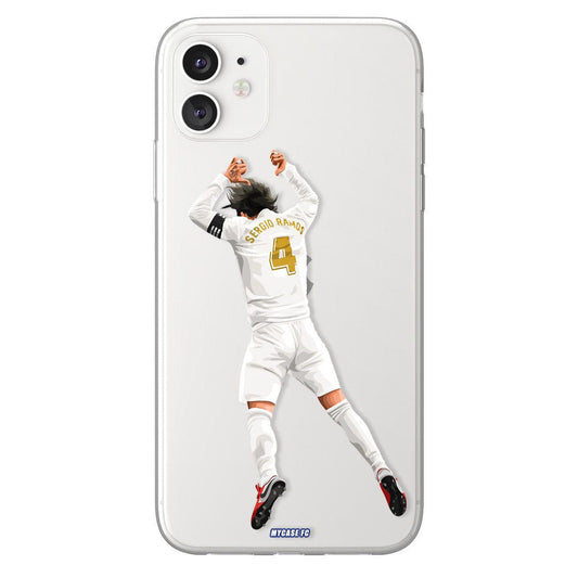 Sergio Ramos phone case Real Madrid CF La Liga clear phone case for smartphone