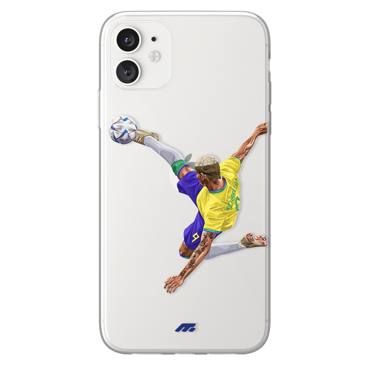 Richarlison phone case Brasil International football clear phone case for smartphone