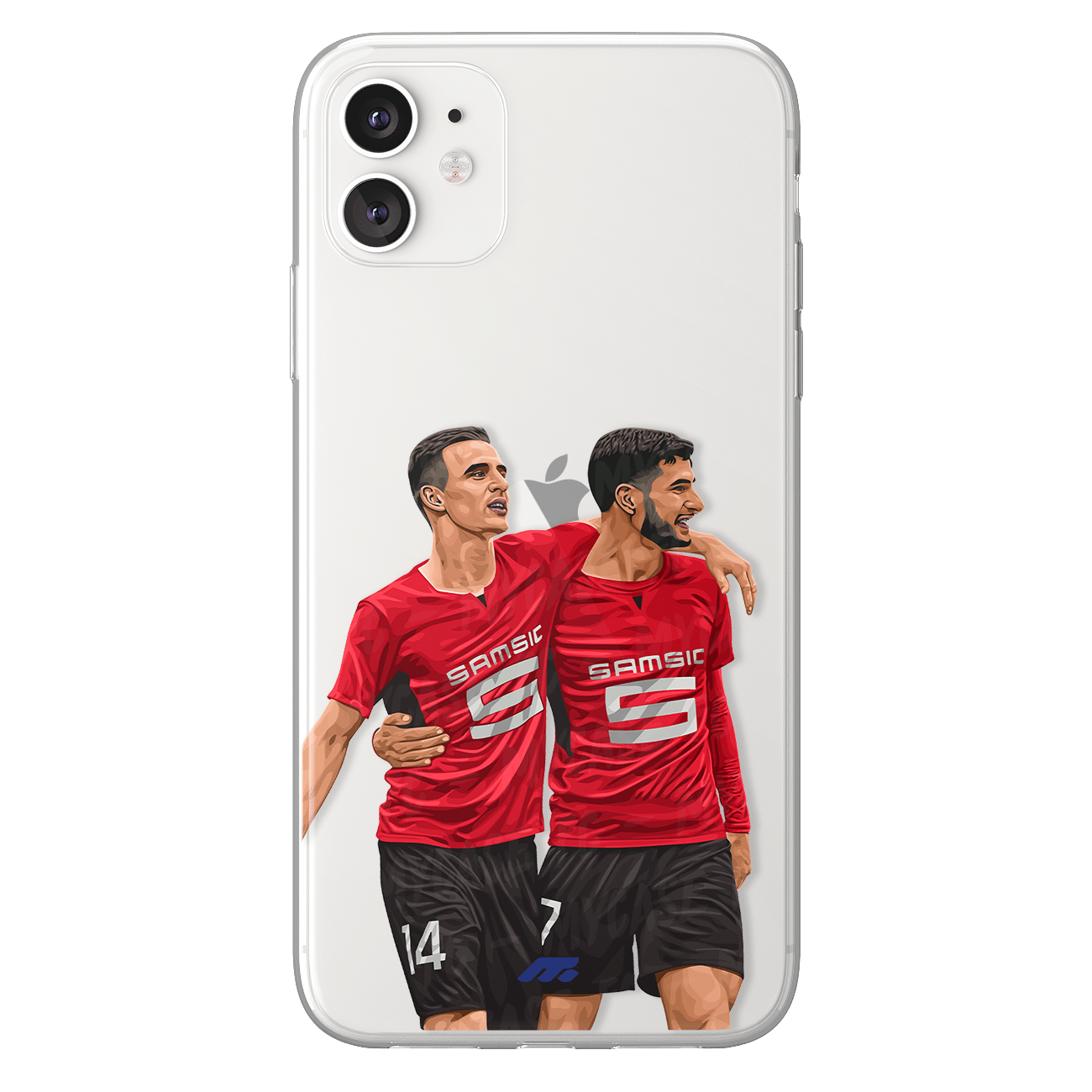 Les rennais phone case Stade Rennais Football Club Ligue 1 clear phone case for smartphone