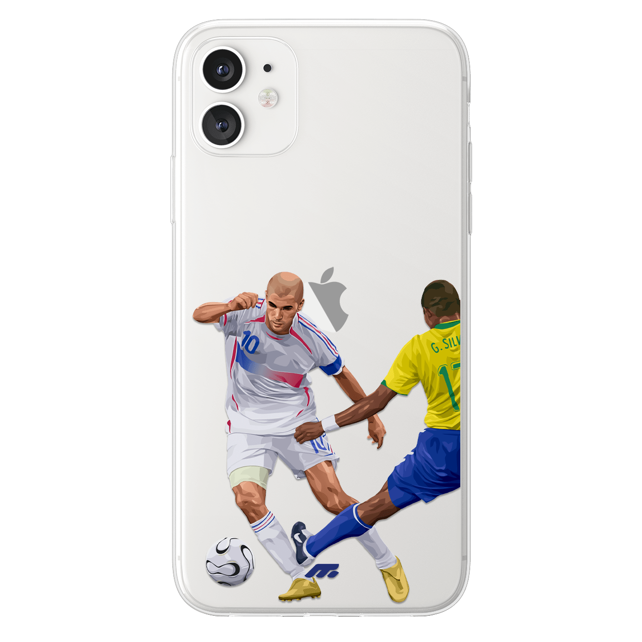 Zinedine Zidane phone case Equipe de France International footballe clear phone case for smartphone