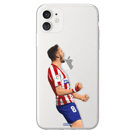 Saul phone case Atletico Madrid La Liga clear phone case for smartphone
