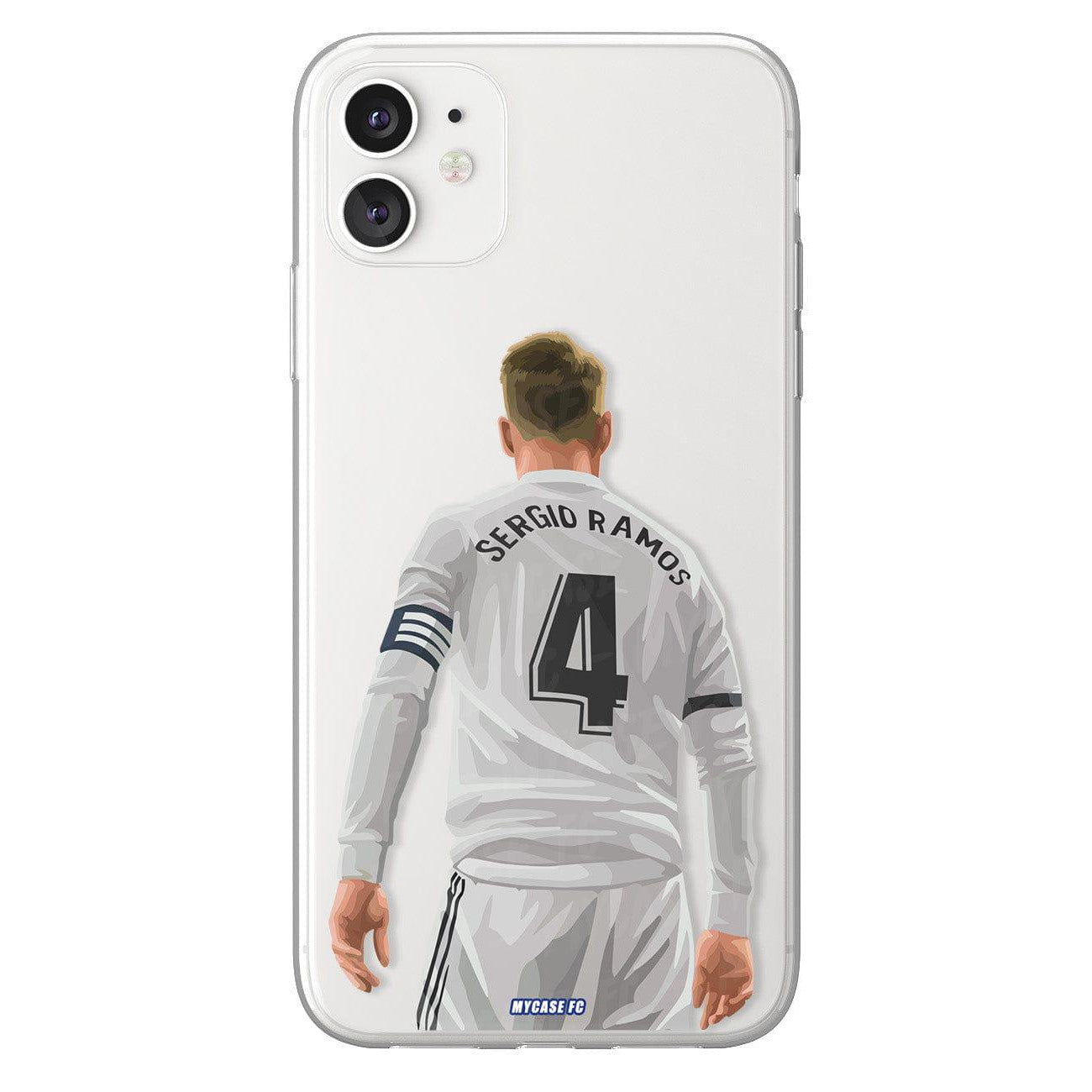 Sergio Ramos phone case Real Madrid CF La Liga clear phone case for smartphone