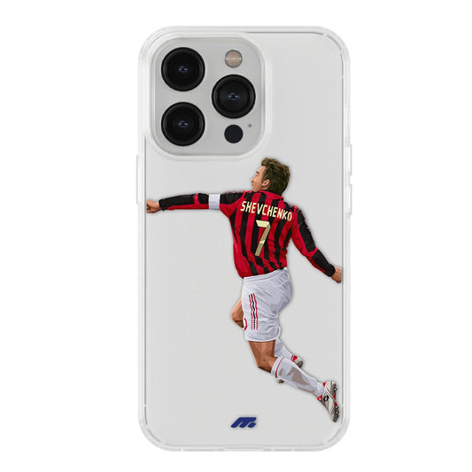 Andrei Shevchenko phone case AC Milano Serie A clear phone case for smartphone